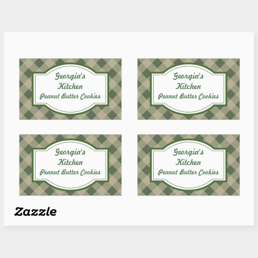 Land Groene Keuken Stickers (Vel)