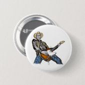 Land Guitar Ronde Button 5,7 Cm (Voorkant /achterkant)