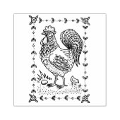 LAND HAAN, EI & CHICK FOLK ART GRENS NICE RUBBERSTEMPEL (Afrduk)