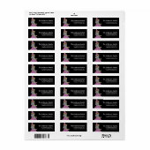 Land Halloween Witch Return Address Labels (Full Sheet)