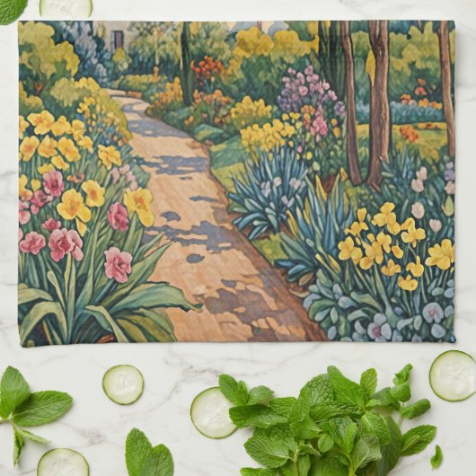 Land Haven Theedoek (Gevouwen)