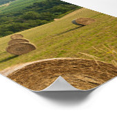 Land Hay Bales Poster (Hoek)