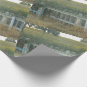 Land hek in wijn land cadeaupapier (Hoek)