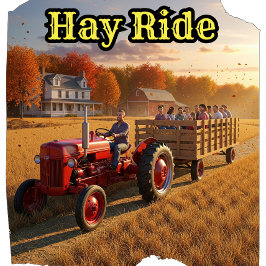 land Herfst Hay Rides Hoodie
