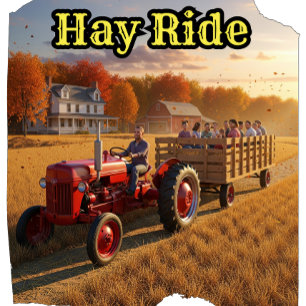  land Herfst Hay Rides Hoodie