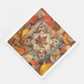 Land Herfst Herfst Blad Papier Servet (Hoek)