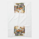 Land Herfst Oogst,  Herfst Oogst, Theedoek (Verticaal)