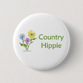 Land Hippie Ronde Button 5,7 Cm (Voorkant)
