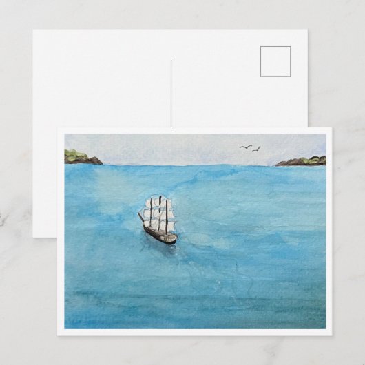 Land Ho Ansichtkaart Briefkaart (Voorkant / Achterkant)