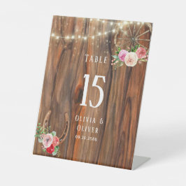 Land Hoefijzer achtertuin Reclamebord Met Voetstuk