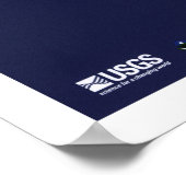 Land Hoesje in USA Map 1992 Poster (Hoek)