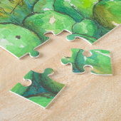 Land Home Pumpkin Patch Naherfst Season Legpuzzel (Zijkant)