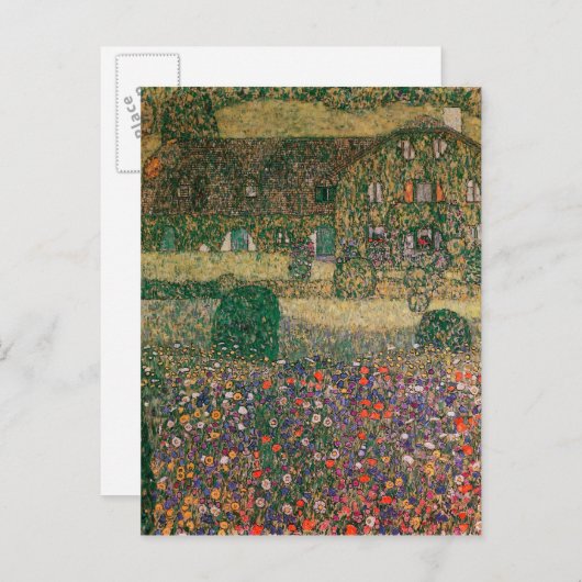 Land House by the Attersee, c.1914 Briefkaart (Voorkant / Achterkant)