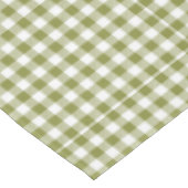 Land House Green Checkered Gingham Rustic Tafelkleed (Gekanteld)