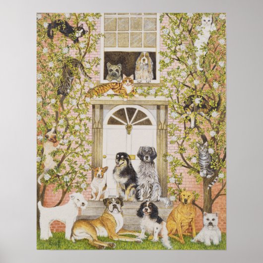 Land House Party Poster (Voorkant)