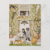 Land House Party Uitnodiging Briefkaart (Voorkant)