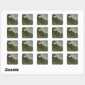 Land House Vierkante Sticker (Vel)