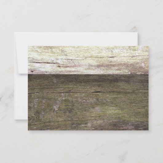 Land Hout Hart Bruiloft RSVP (Achterkant)