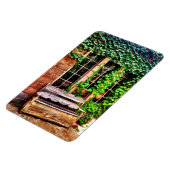 Land Houten Bank Ivy Vines Flexibele Magneet (Linkerzijde)