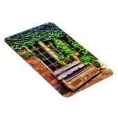 Land Houten Bank Ivy Vines Flexibele Magneet (Rechterzijde)