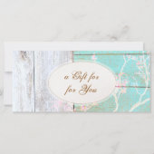 Land , houten Boutique Cadeaubon (Voorkant)