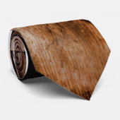 Land Houtkorrel Mannen Stropdas (Opgerold)