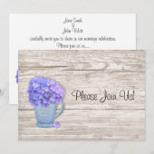 Land Hydrangea Weddenschap Kaart (Voorkant / Achterkant)