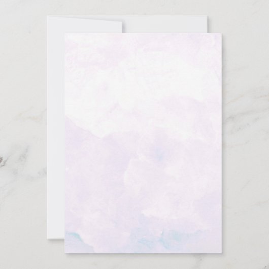 Land Hydrangea Weddenschap Kaart (Achterkant)