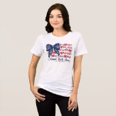 Land Ik Houd Van Vier Juli T-Shirt (Voorkant volledig)