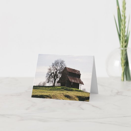 Land in de Herfst.... Kaart (Voorkant)