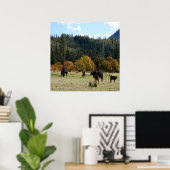 Land in de Herfst... Poster (Thuiskantoor)