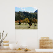 Land in de Herfst... Poster (Keuken)