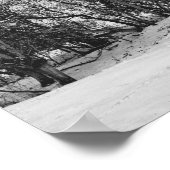 Land in de sneeuw poster (Hoek)