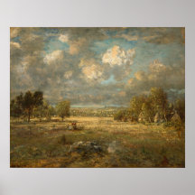 Land in Picardy, Théodore Rousseau Fine Art