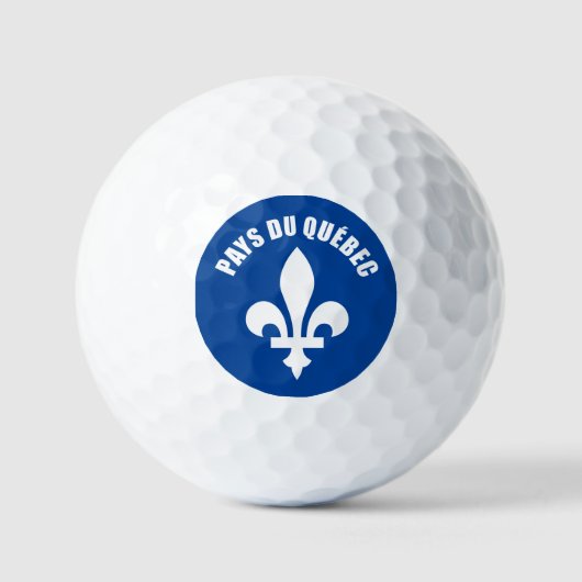 Land in Quebec Golfballen (Voorkant)