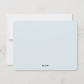 Land in sneeuw feestdagenkaart (Achterkant)