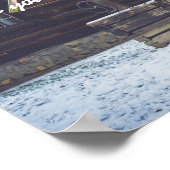 Land in sneeuw poster (Hoek)