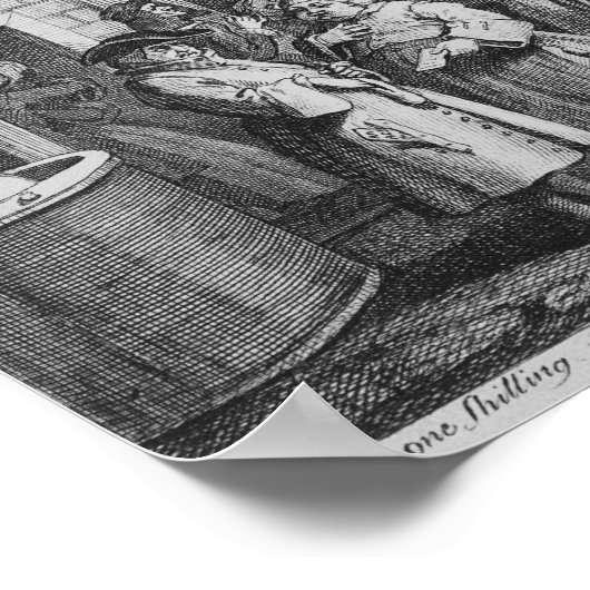 Land Inn Yard, 1747 Poster (Hoek)