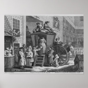 Land Inn Yard, 1747 Poster