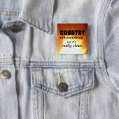 Land is niet alles vierkante button 5,1 cm (In situ)