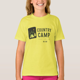 Land Kamp Kids School T-Shirt – Mooie Buitenlucht 