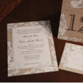  Land Kant Ontwerp en Burlap Kaart