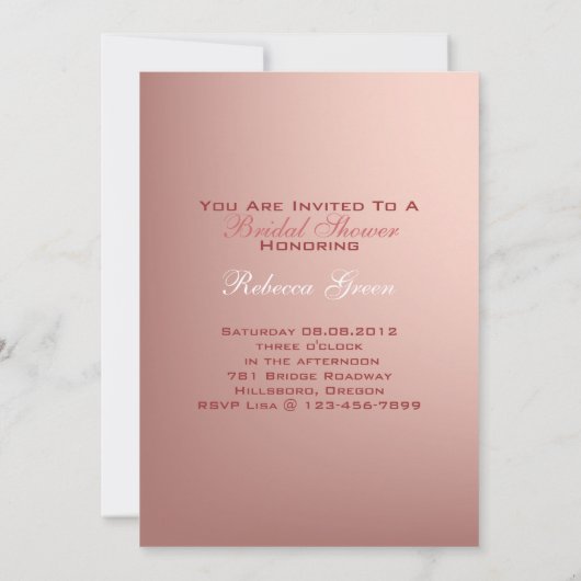  land kant roze bloementheekop theekransje kaart (Achterkant)