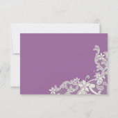 Land Kant Stijl Ontwerp Reactie RSVP Kaartje (Achterkant)