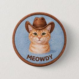 Land Kat Ronde Button 5,7 Cm