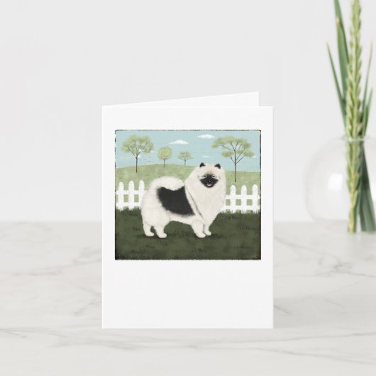 Land Keeshond Bedankkaart (Voorkant)