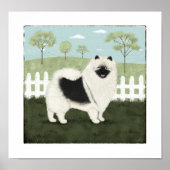 Land Keeshond Poster (Voorkant)