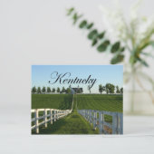 Land Kentucky Bluegrass Briefkaart (Staand voorkant)