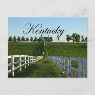 Land Kentucky Bluegrass Briefkaart