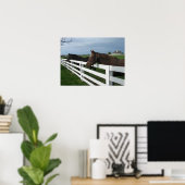 Land Kentucky Bluegrass Poster (Thuiskantoor)